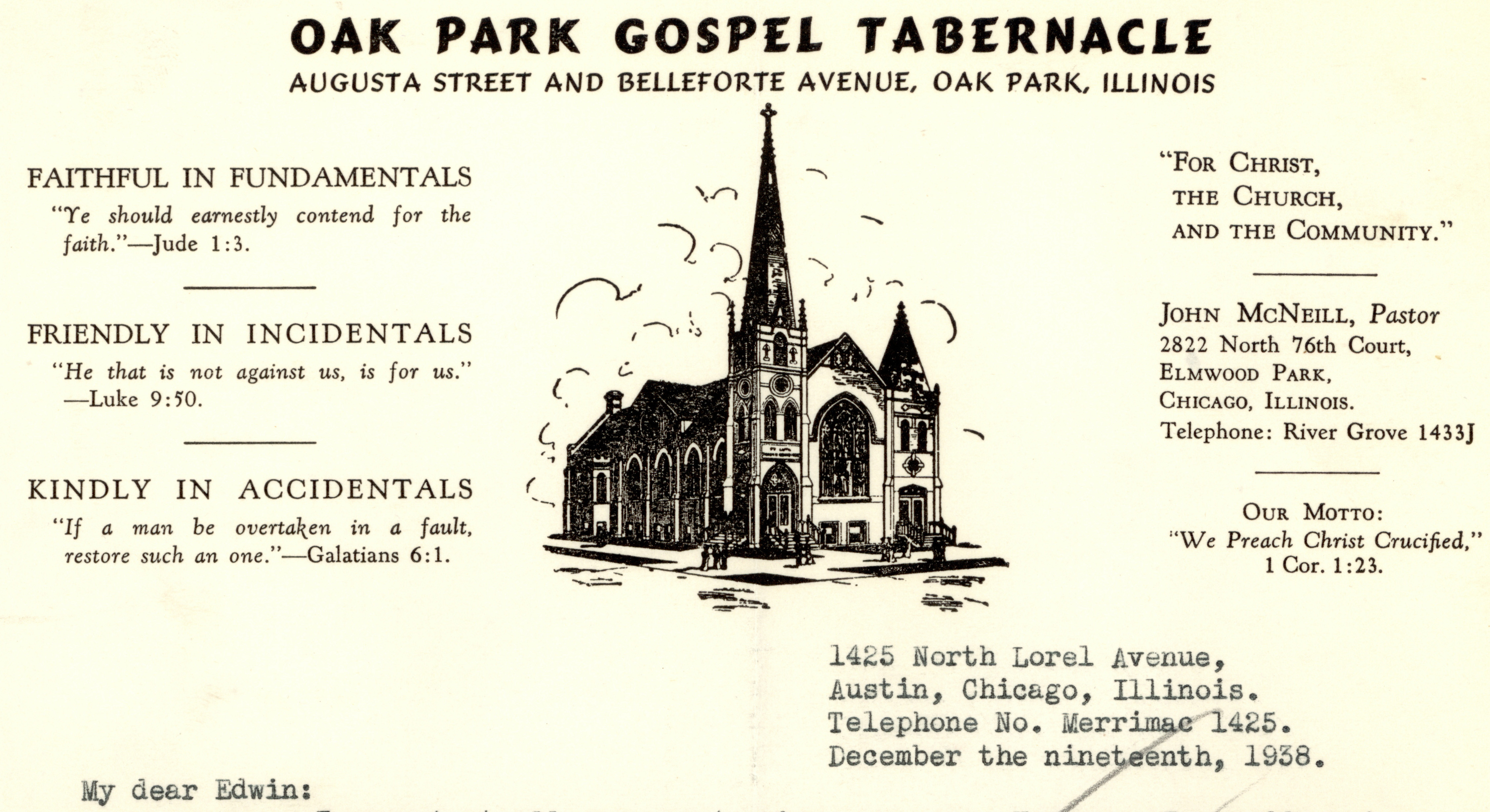 Oak Park Gospel Tabernacle
