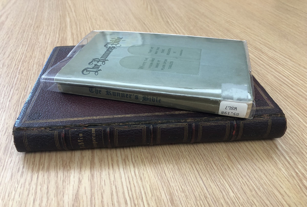 The Runner's Bible (1915) & Biblia Pauperum (1884)