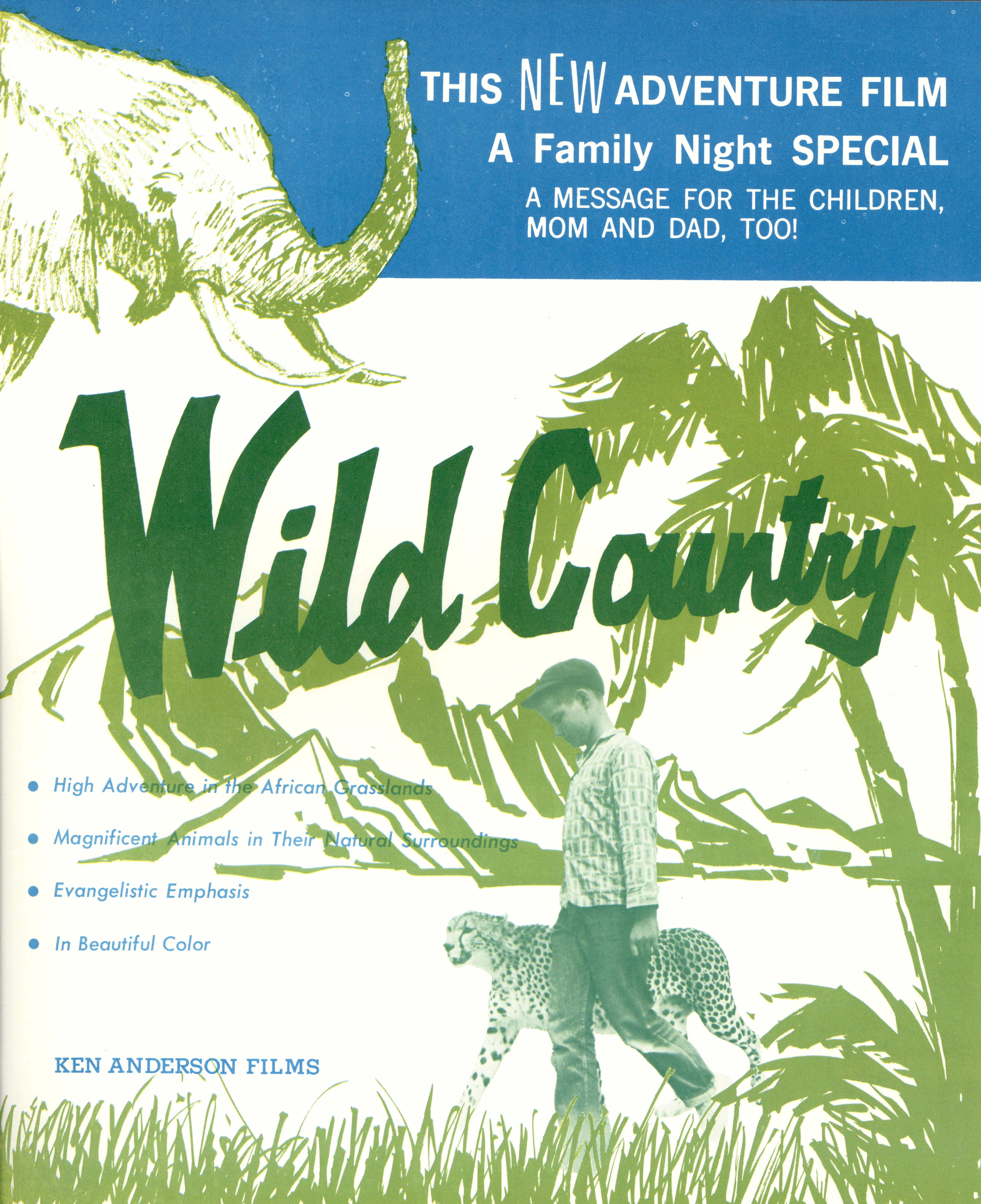 Poster for Ken Anderson Film, Wild Country.